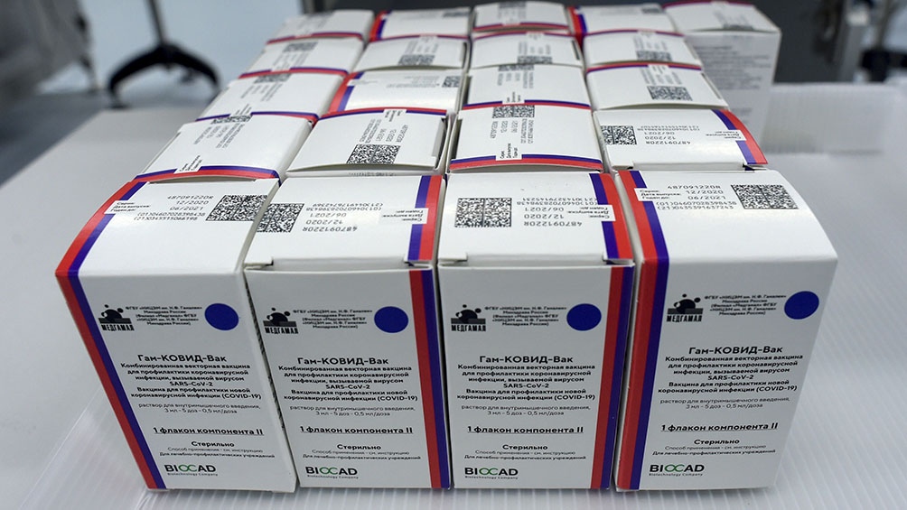  La Provincia recibió 5.000 dosis de Sputnik V