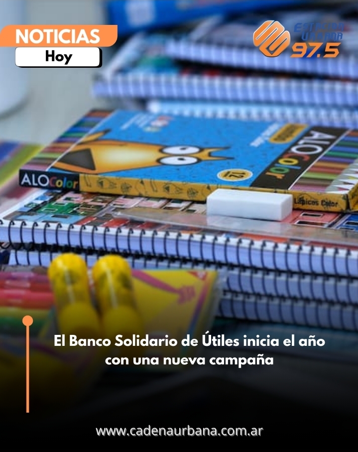 El Banco Solidario de Útiles inicia el año con una nueva campaña
