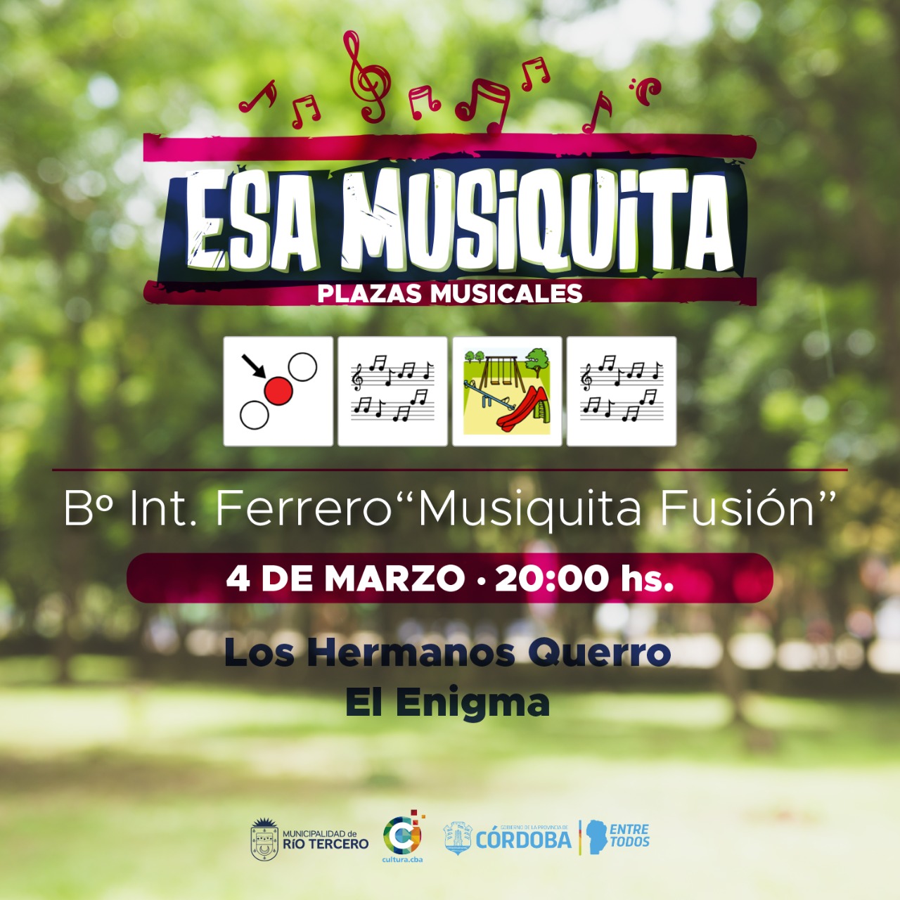 Esa Musiquita llega a la Plaza de Barrio Intendente Ferrero