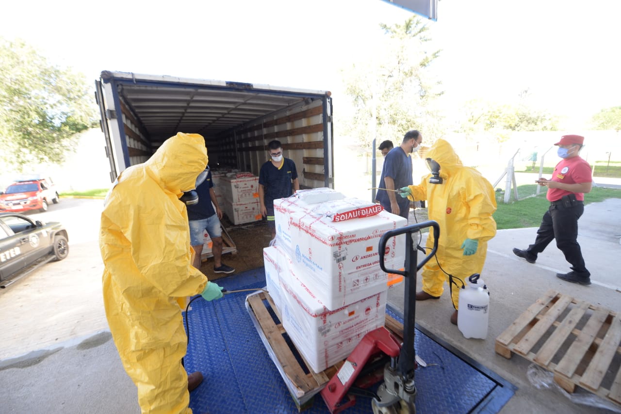 Córdoba recibió nuevas dosis de las vacunas Sinopharm y Sputnik-V