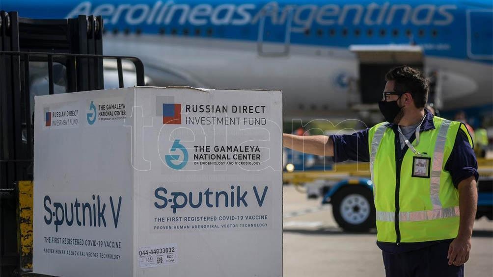 Este domingo comenzará la distribución de dosis recién llegadas de Sputnik V