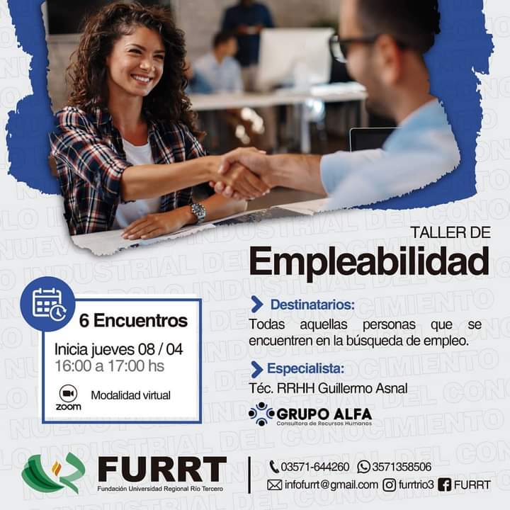 En Abril la FURRT dictará talleres de Oratoria y de Empleabilidad 