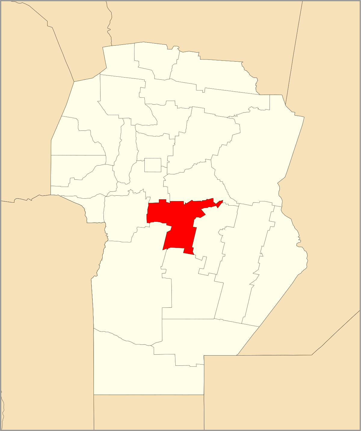 Tercero Arriba entre los 45 departamentos en situación de mayor riesgo según un informe Nacional 