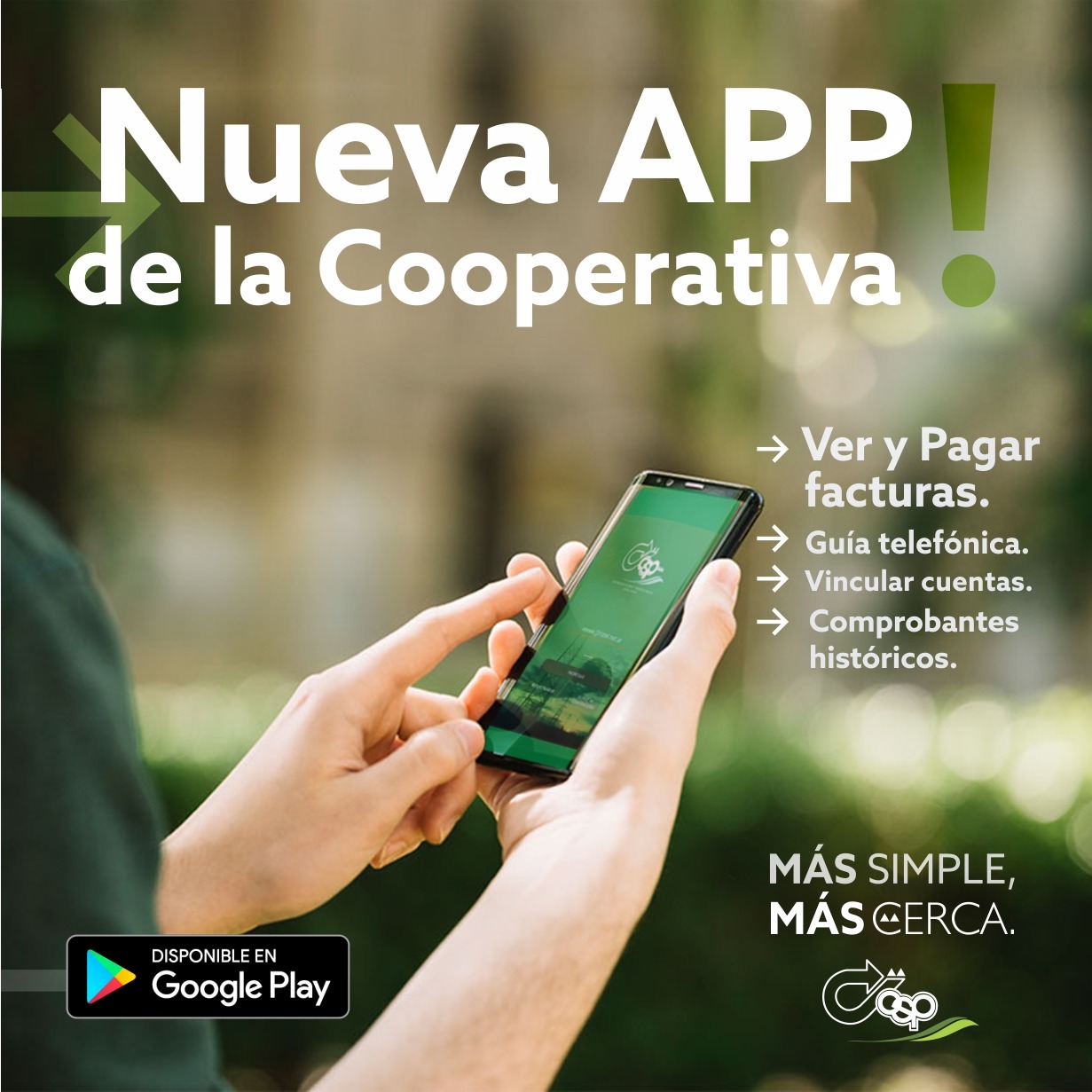LA COOPERATIVA DISPUSO PARA SUS SOCIOS UNA NUEVA APP MÓVIL 