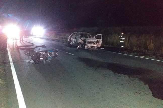 PARTE POLICÍAL SOBRE EL ACCIDENTE FATAL EN LA RUTA ENTRE VILLA ASCASUBI Y RÍO TERCERO 