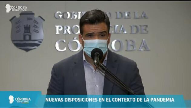Covid-19: nuevas medidas en la provincia de Córdoba