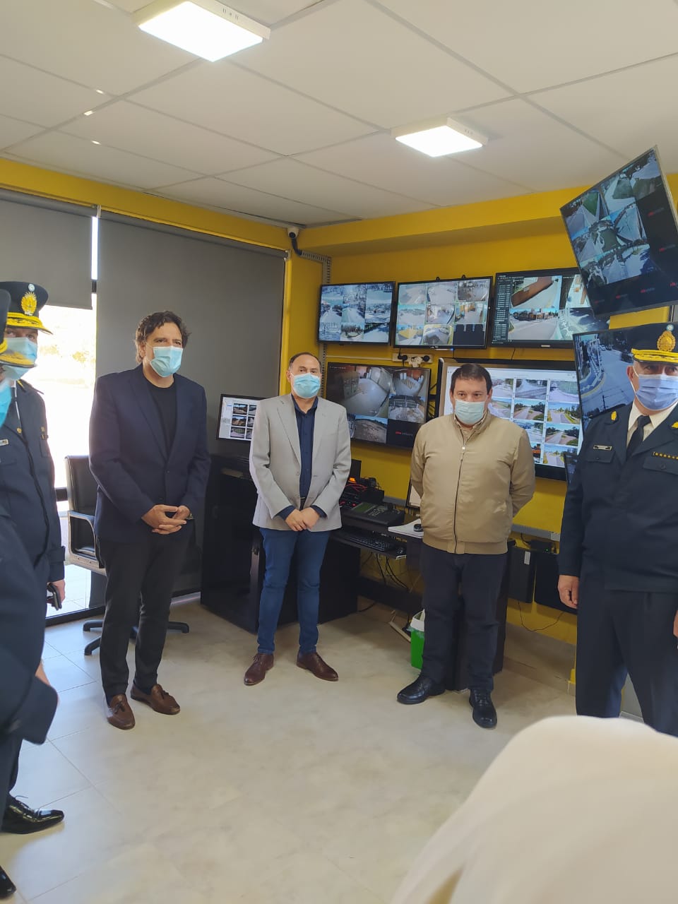 Villa Ascasubi Inauguró su Centro de Monitoreo, estuvo presente el Ministro de Seguridad Alonso Mosquera 