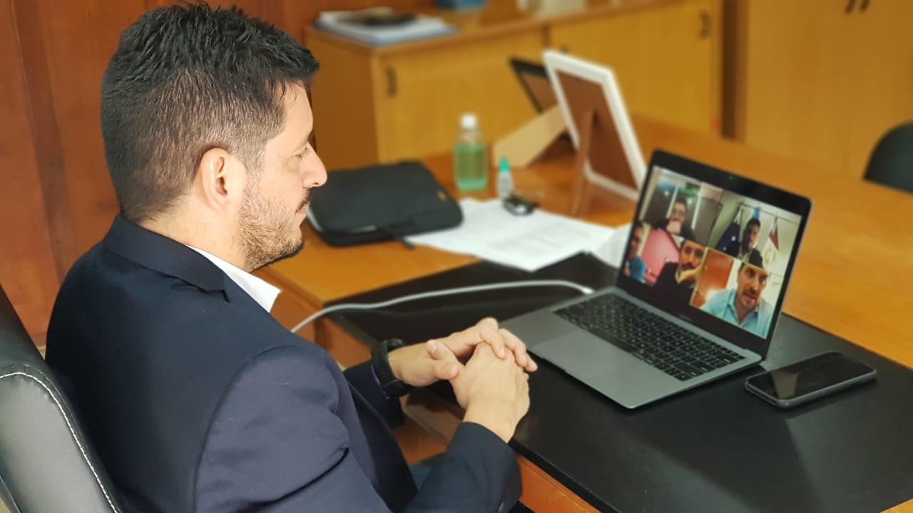 El Intendente Marcos Ferrer tuvo una reunión con el Secretario de Obras Públicas de la Nación, Martín Gill