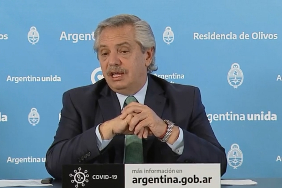 El Presidente anuncia hoy una nueva prórroga del aislamiento social