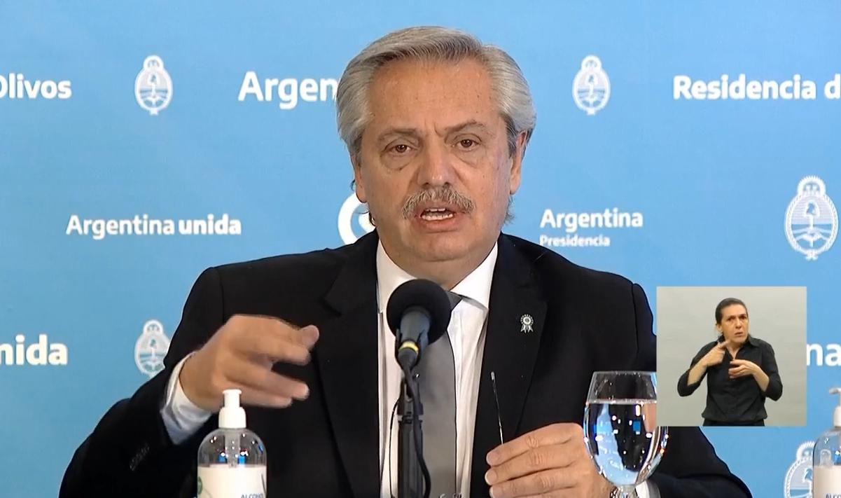 Presidente Alberto Fernández : Vamos a prorrogar hasta el 7 de junio la cuarentena