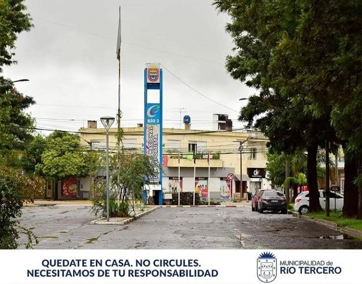 CORONAVIRUS RÍO TERCERO SIGUE SIN CASOS CONFIRMADOS EN EL DÍA 66 DE LA CUARENTENA
