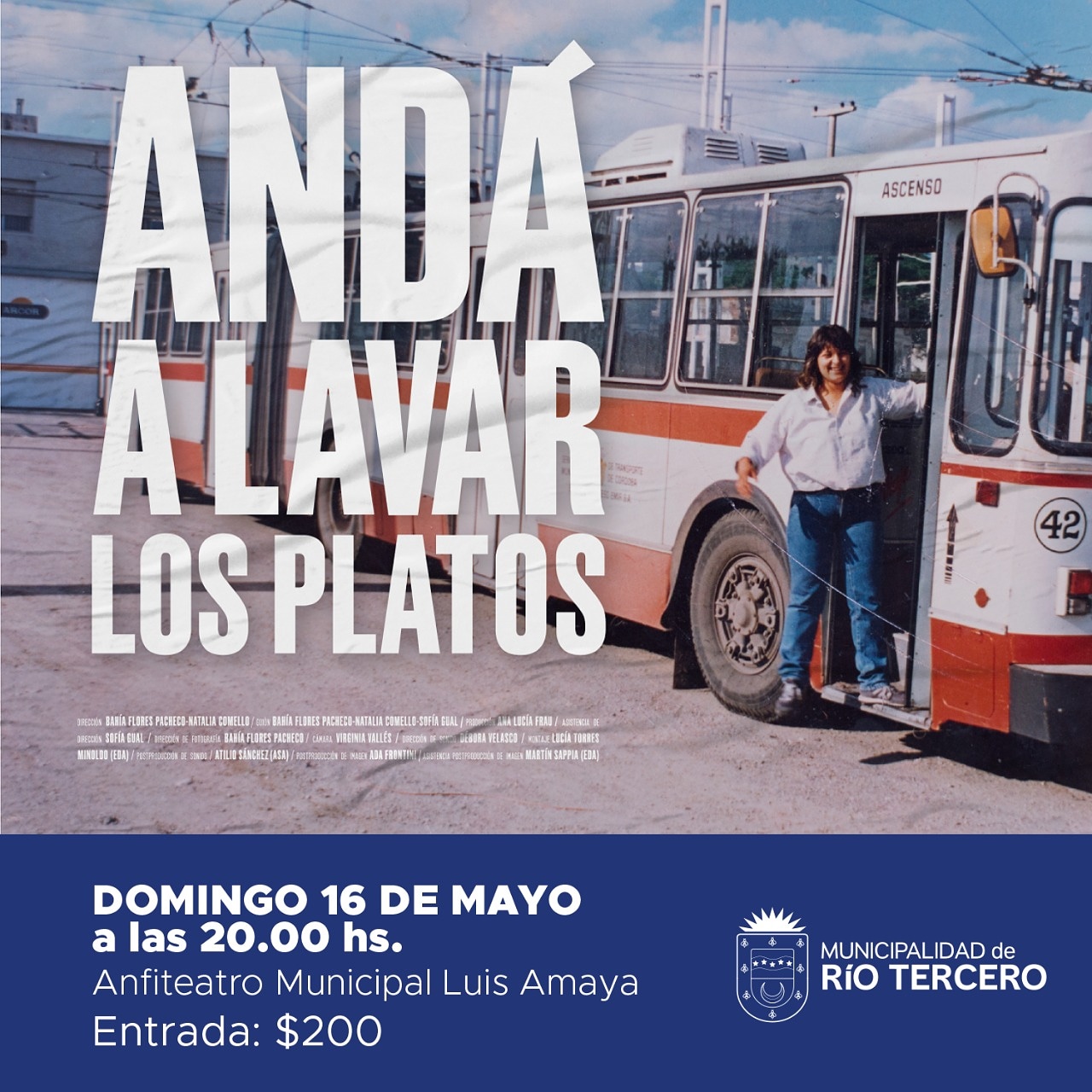 SE ESTRENA EL DOMINGO EN RÍO TERCERO LA PELÍCULA ANDÁ A LAVAR LOS PLATOS