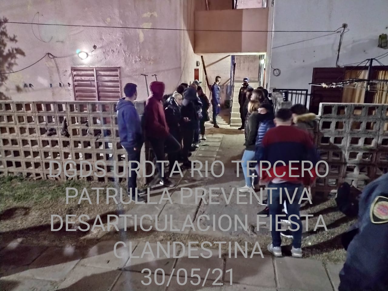 PARTE POLICIAL DEL FIN DE SEMANA: APREHENSIÓN, 4 FIESTAS CLANDESTINAS, CONTROL DE ESPACIOS PÚBLICOS, OPERATIVOS SATURACIÓN 