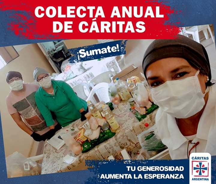 El próximo 13 y 14 de junio se realizará la nueva edición de la Colecta Anual de Cáritas Argentina