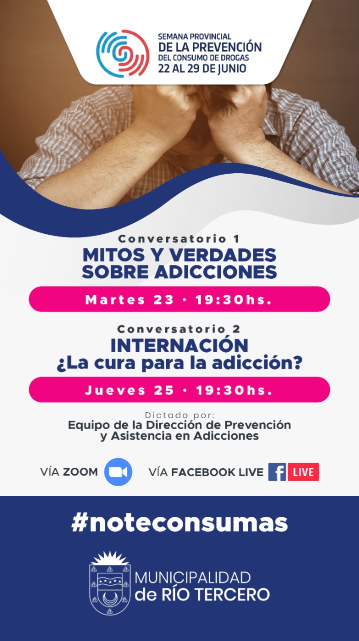 Cesar Tapia (Dirección de Prevención y Asistencia en Adicciones) actividades por la “Semana Provincial de la Prevención del Consumo de Drogas del 22 al 29 de Junio”