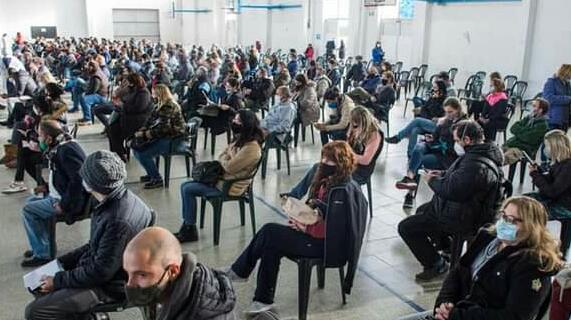 Río Tercero: 1727 dosis se colocaron hoy. Mañana se continúa con la vacunación 