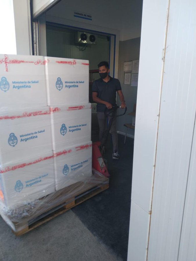 Córdoba recibió 31.800 dosis de vacunas contra el Covid-19