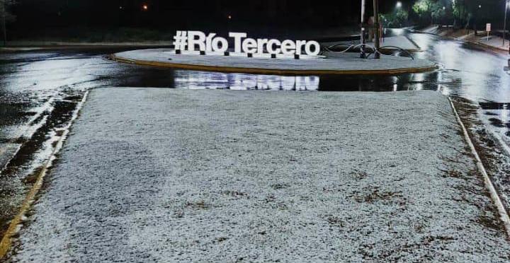 Nieve en Río Tercero!!!!