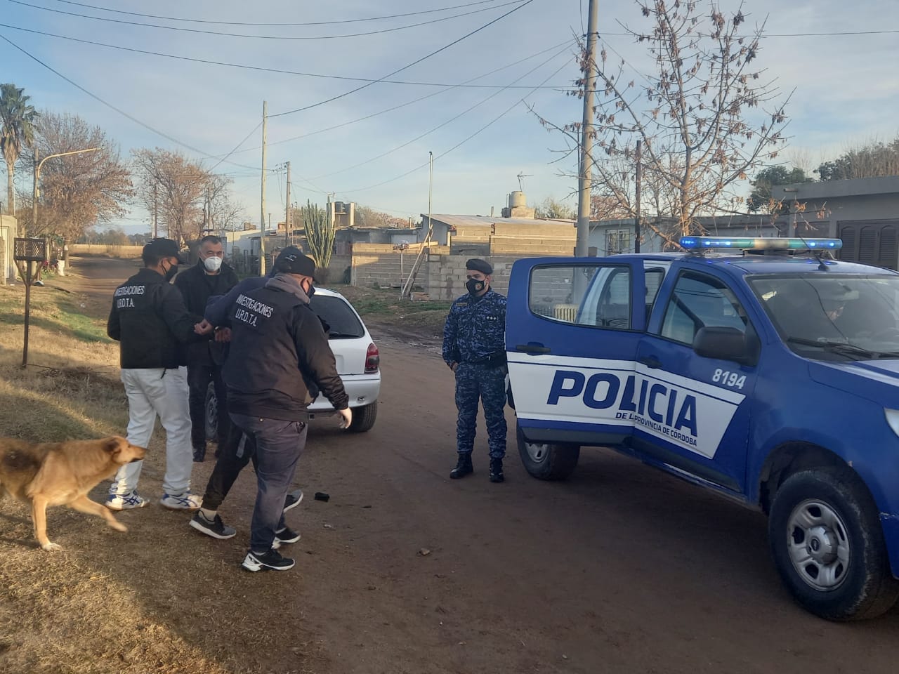 PARTE POLICIAL: ALLANAMIENTO CON DETENCIÓN Y SECUESTRO DE ELEMENTOS 