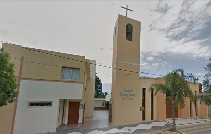 Padre Marcos Dequino (Parroquia del Carmen):“capaz que nos hayamos equivocado en permitir que estuviera gente afuera, nosotros cumplimos con todas las normas”