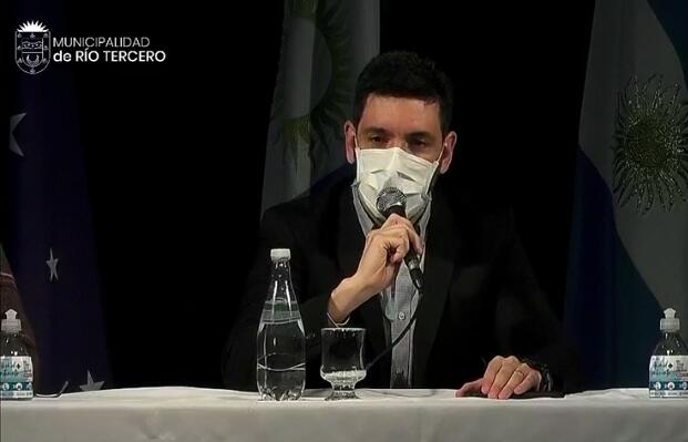 Marcos Ferrer (Intendente) “Hasta el día de hoy a las 10:30 hs Rio Tercero no tiene casos Confirmados”