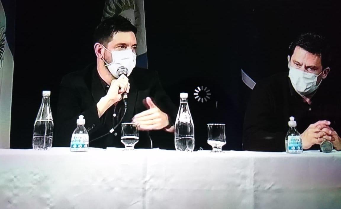 Marcos Ferrer (Intendente)“Me toca comunicar que tenemos los primeros 3 casos positivos”