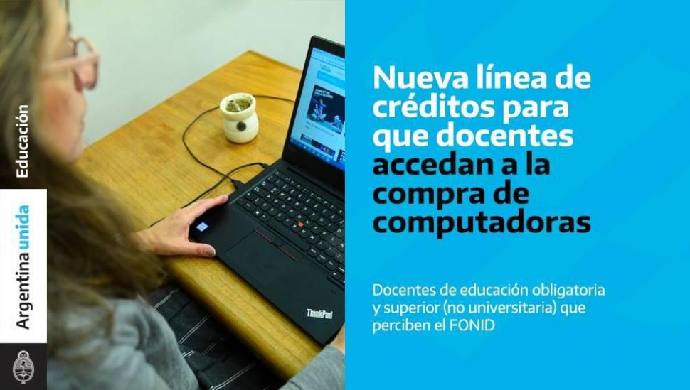  El ministro de Educación explicó los alcances de la línea de créditos para docentes