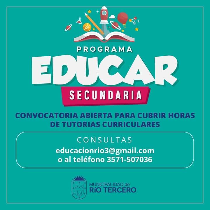 CONVOCAN A PROFESORES POR LA AMPLIACIÓN DEL PROGRAMA EDUCAR