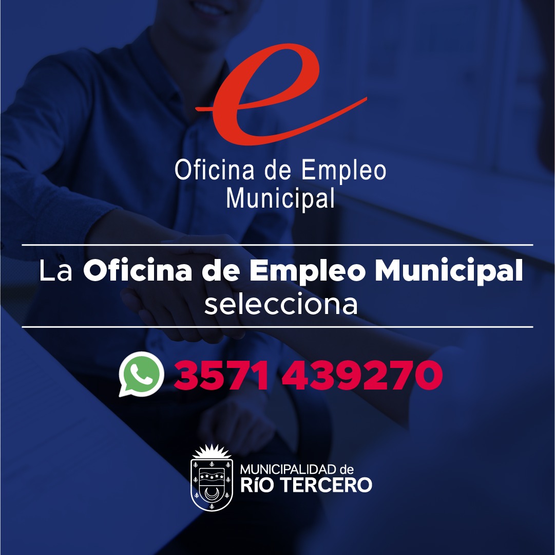 LA OFICINA DE EMPLEO MUNICIPAL SELECCIONA COCINERA PARA GERIÁTRICO 