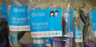 Celeste Sánchez (Directora de Políticas Sociales)“llegaron nuevamente los kits sanitizantes ahora nos estamos organizando para la segunda entrega