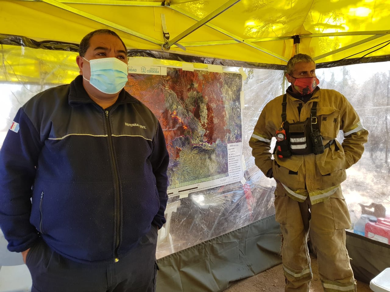 Están contenidos todos los incendios en la provincia