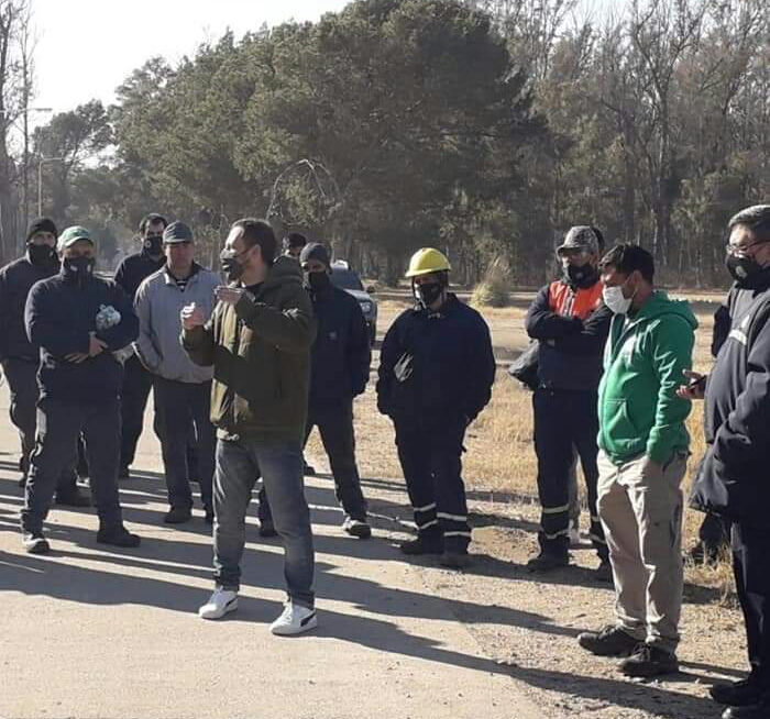 EL SECRETARIO GENERAL DE ATE CÓRDOBA VISITÓ RÍO TERCERO