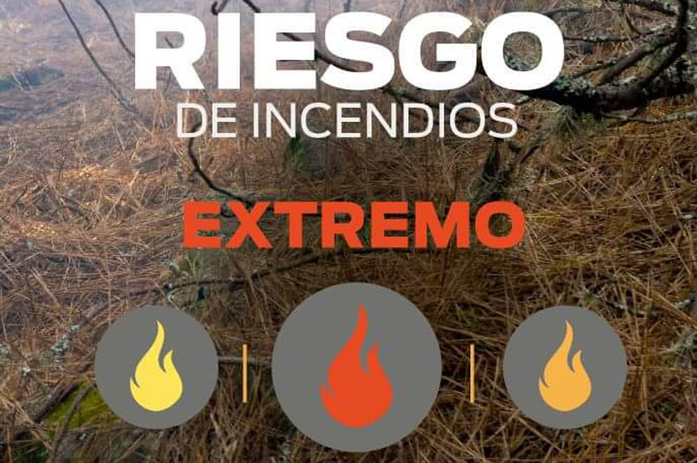 NOTICIAS + IVA: RIESGO DE INCENDIOS EXTREMO