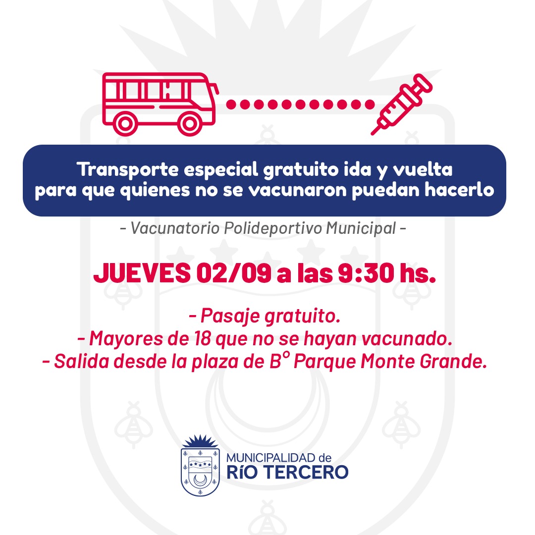 MAÑANA EL MUNICIPIO LLEVARÁ A PERSONAS DE MONTEGRANDE QUE NO SE VACUNARON 