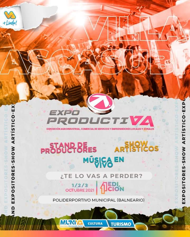 VIERNES, SÁBADO Y DOMINGO EXPO PRODUCTIVA 2021 EN VILLA ASCASUBI 