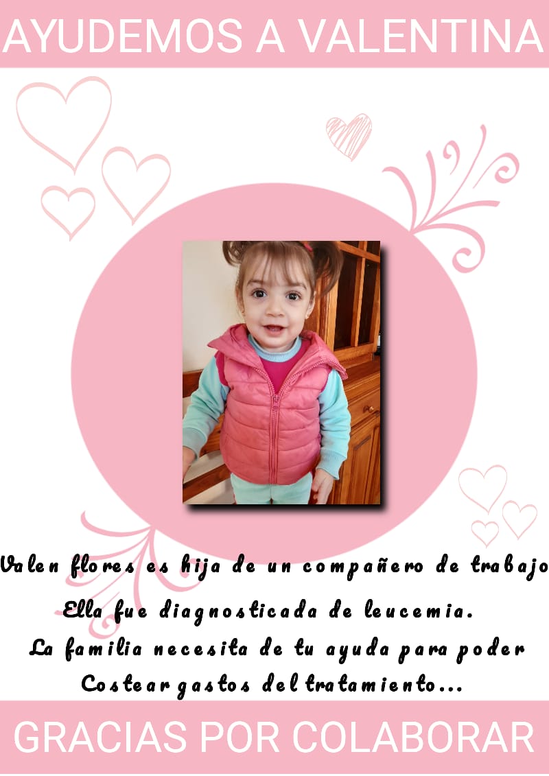 Campaña Solidaria para ayudar a Valentina