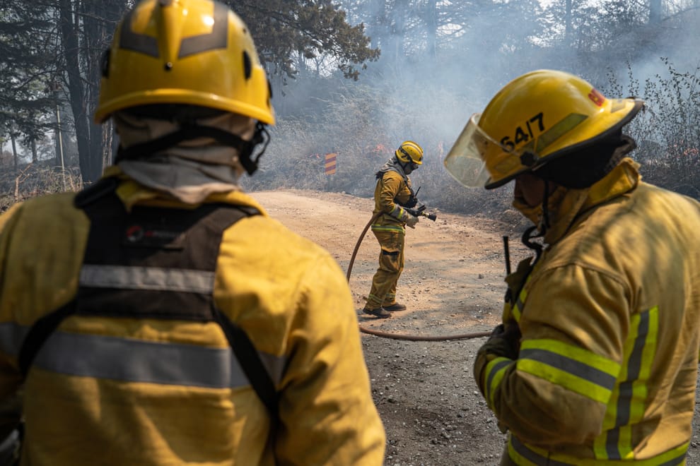 EL FUEGO CONTINÚA ACTIVO EN SAN PEDRO NORTE