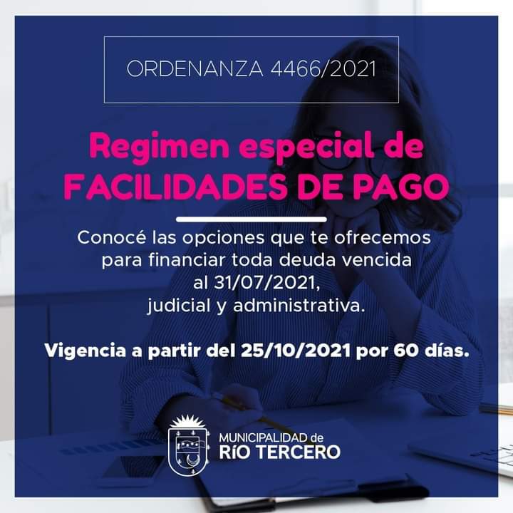 MORATORIA: ESTAMOS DANDO LA POSIBILIDAD AL VECINO DE PAGAR SUS DEUDAS
