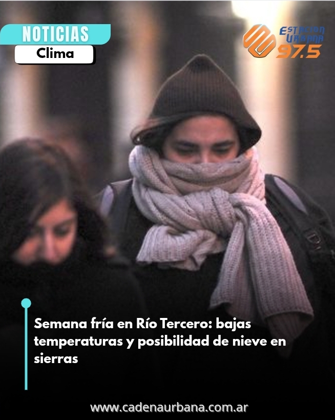 Semana con temperaturas muy bajas y posibilidad de nieve en sierras