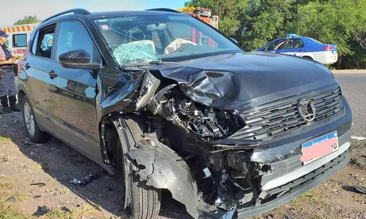 Embalse: Accidente en el Cruce el Quebracho 