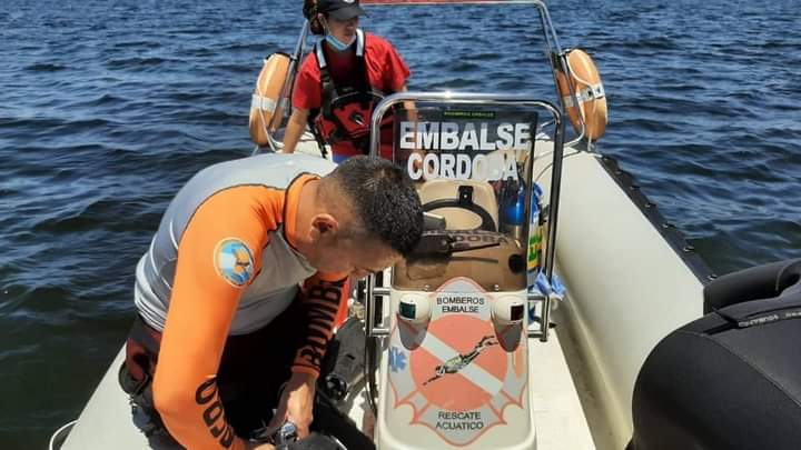 NO HAY NOVEDADES DE LA BÚSQUEDA DEL HOMBRE PERDIDO EN EL LAGO DE EMBALSE