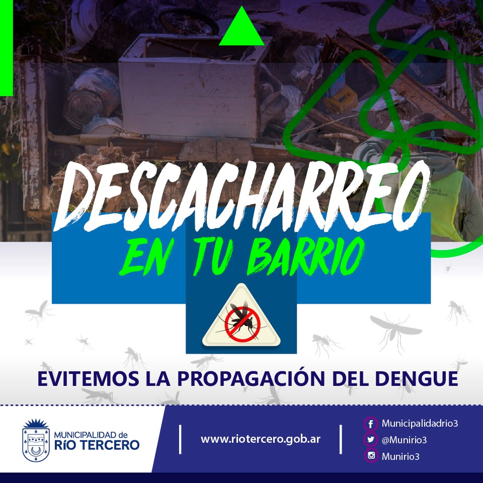 CONTINÚA LA CAMPAÑA DE DESCACHARREO CONTRA EL DENGUE EN NUEVOS SECTORES DE LA CIUDAD 