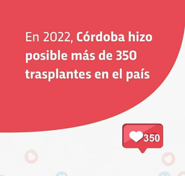 CÓRDOBA CERRÓ EL 2022 CON UNA MAYOR CANTIDAD DE DONANTES DE ÓRGANOS RESPECTO AL 2021
