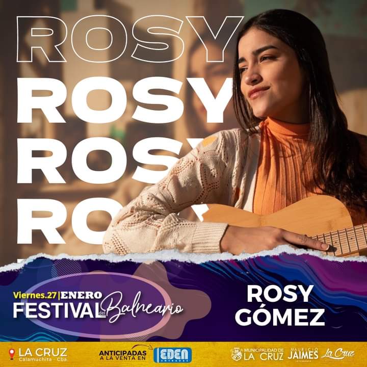 Rosy Gómez, la cantante cordobesa que estará en el Festival del Balneario de la Cruz