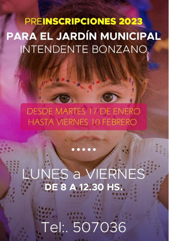 ESTÁN ABIERTAS LAS INSCRIPCIONES PARA EL JARDÍN MATERNAL MUNICIPAL
