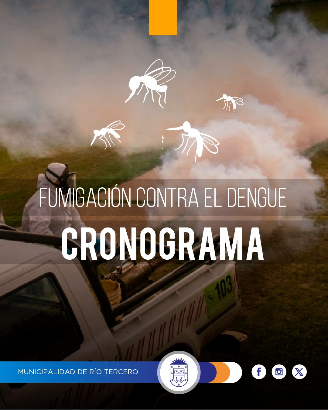 EL MUNICIPIO INFORMÓ EL CRONOGRAMA DE FUMIGACIÓN POR DENGUE
