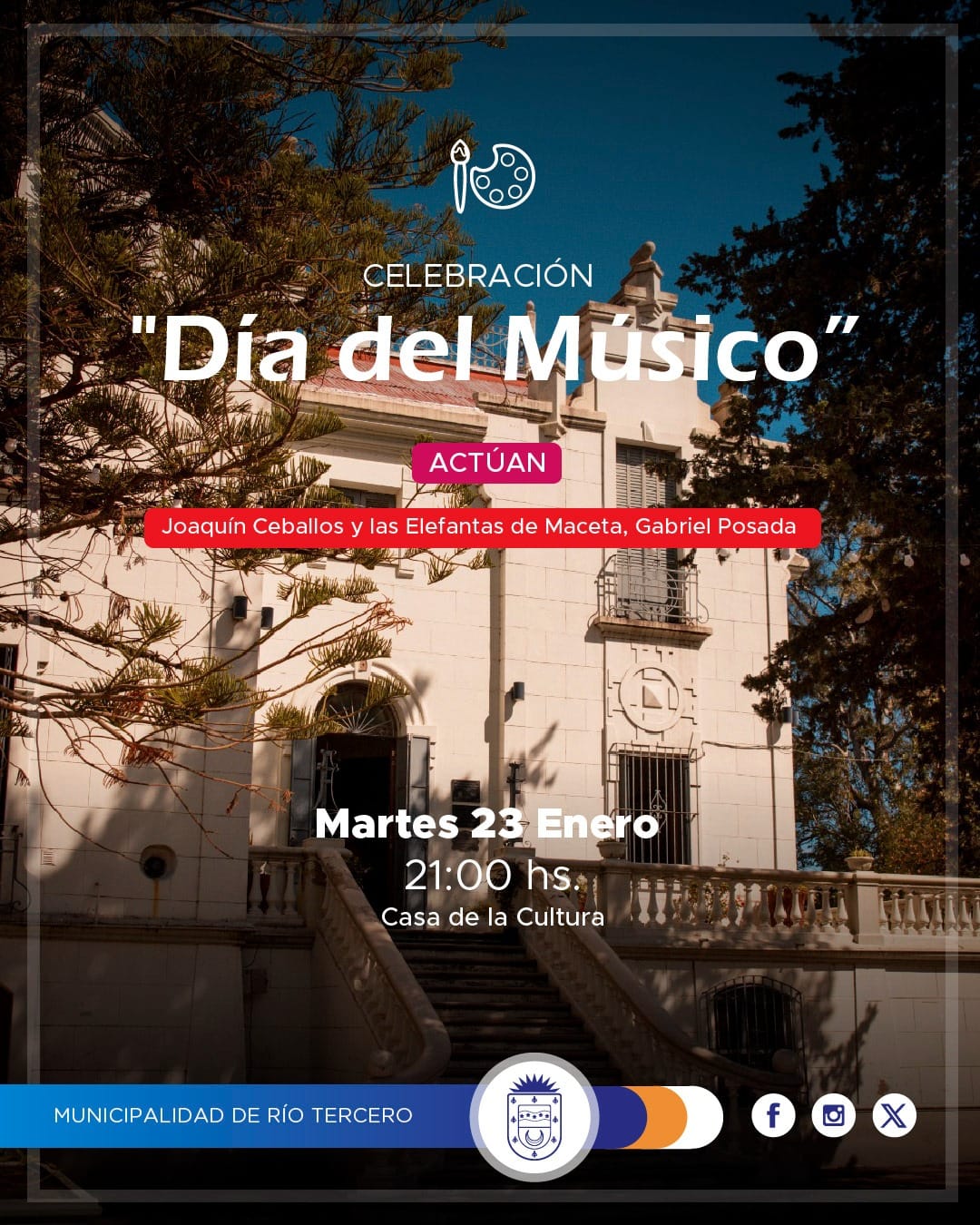 LA MUNICIPALIDAD CELEBRA EL DÍA DEL MÚSICO EN LA CASA DE LA CULTURA