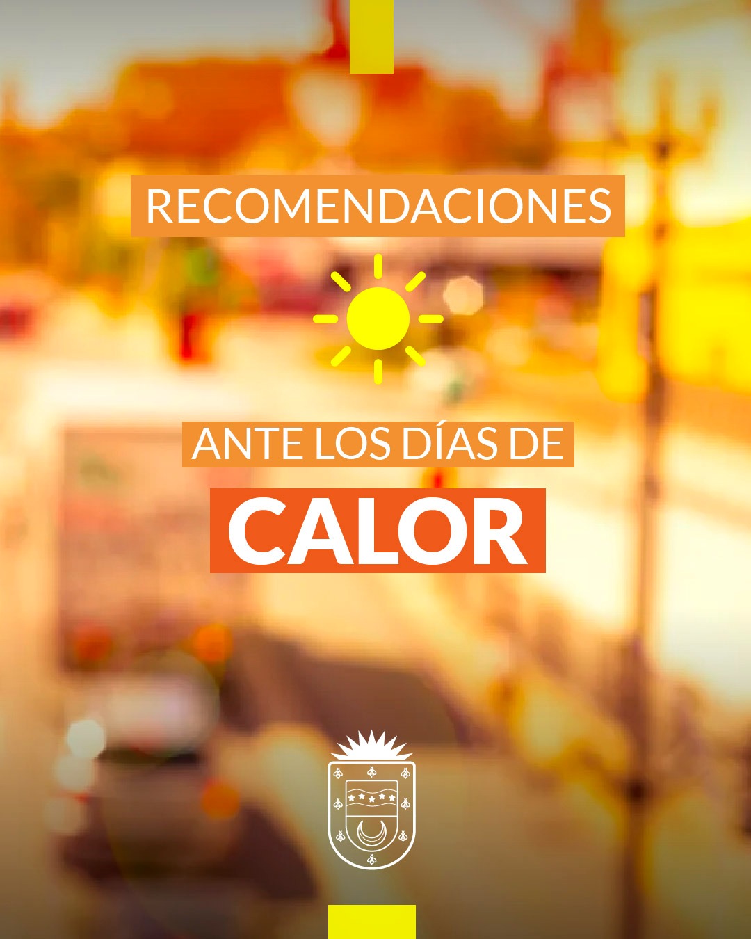 CONOCÉ LAS RECOMENDACIONES ANTE LOS DÍAS DE ALTAS TEMPERATURAS