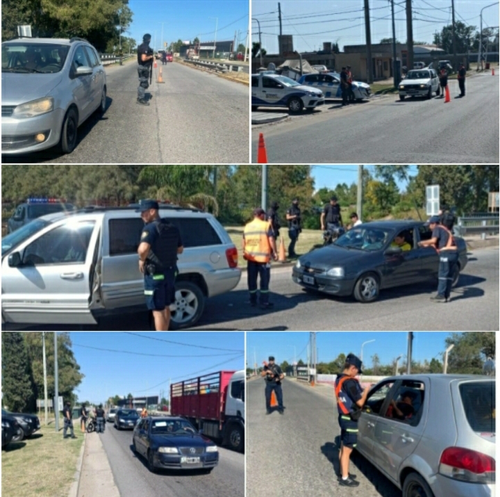 Controles vehiculares reforzados en Río Tercero y Hernando