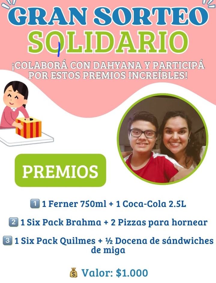 Campaña solidaria para ayudar a Dahyana Pereyra